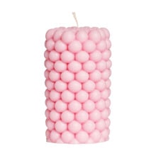 4 Piece Bubble Pillar Soy-Blend Candle Set